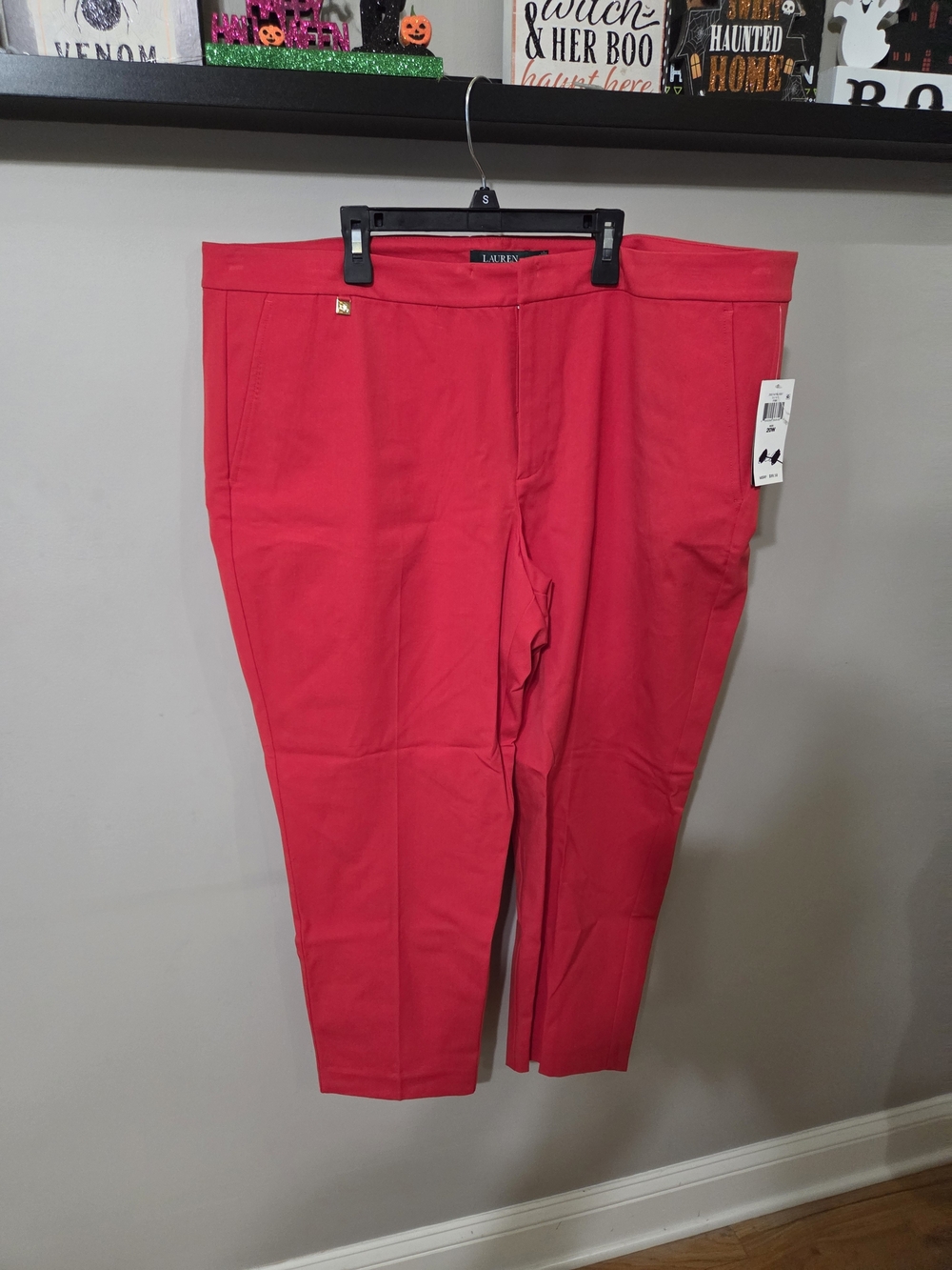 Lauren Ralph Lauren Bright Red Women's Chinos